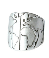 Silber ring earth